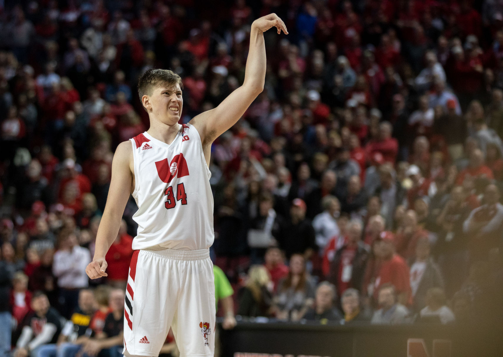 Nebraska Basketball vs. Iowa Photo No. 11